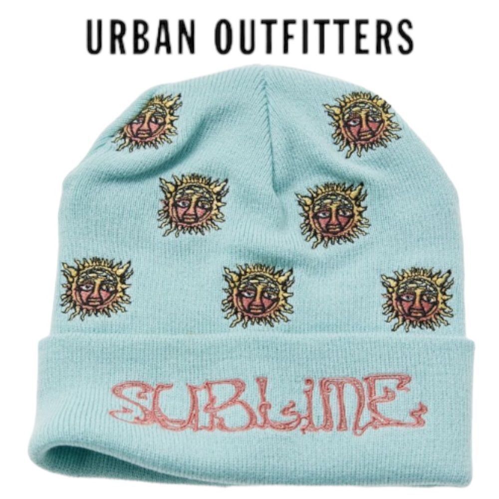 NEW Sublime UO Urban Outfitters Band Embroidered Hat Beanie